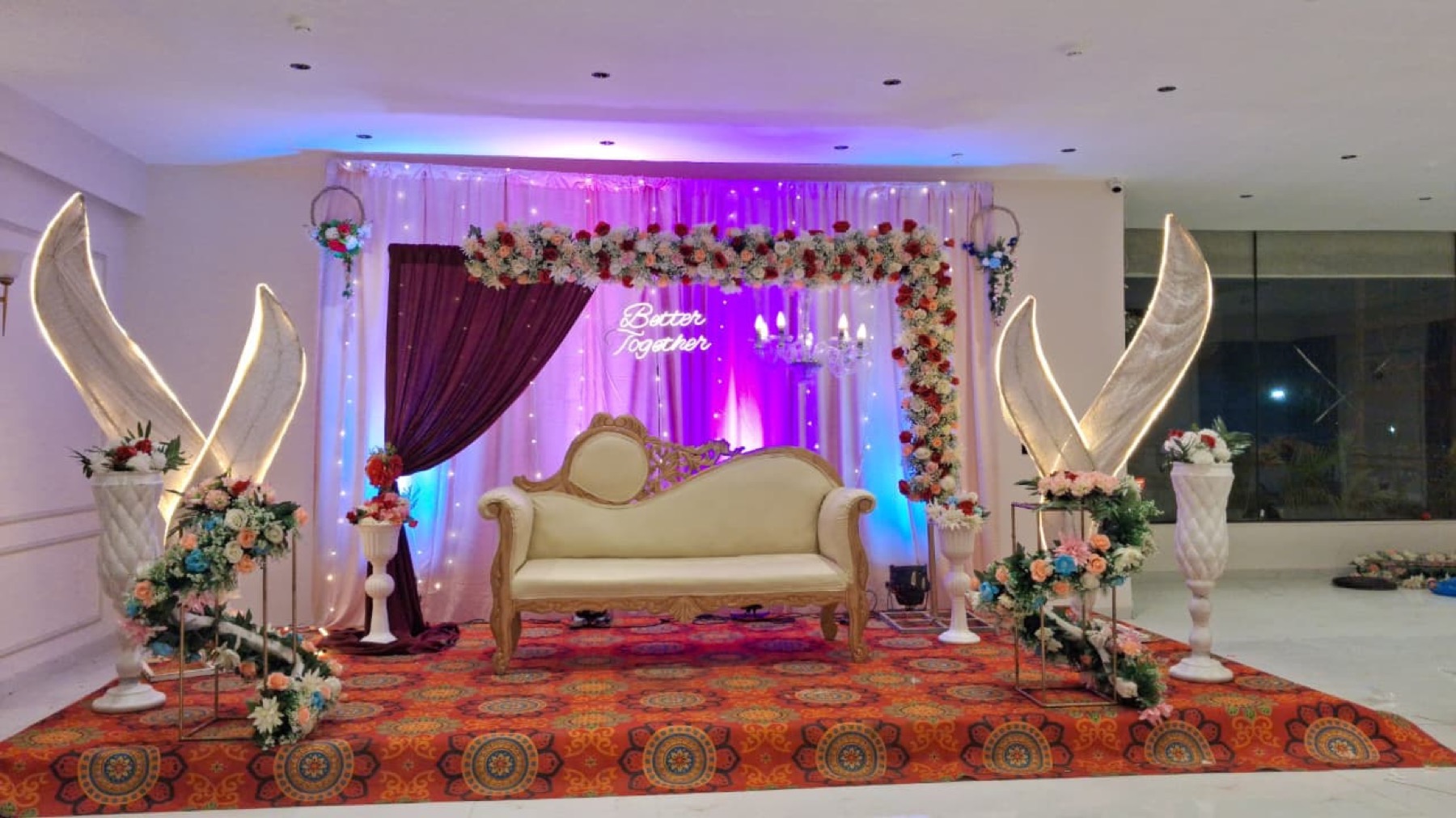 Hotel Gokul Inn decorated celebration setup
